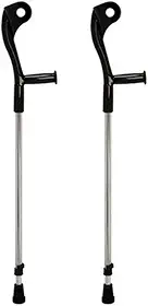 Muleta Canadense Fixa 110 kg, Preto, Sequencial, 2 unidades