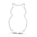 1x Kitchenware Pastry Cake Decorations Baking Tool Mould Ausstecher Biscuit Cookie Cutter CC256 Owl Nighthawk Night Owl