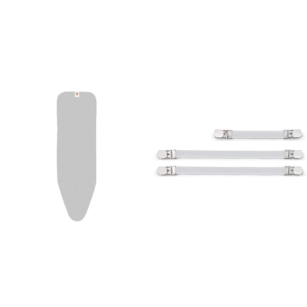 Housse table repasser B coton épais pour éliminer les faux plis avec clips de fixation