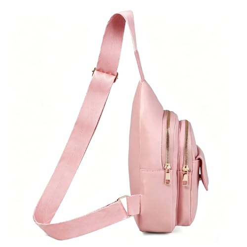 Image of YAZEKOUS Small Sling Bag Casual Crossbody Sling Backpack for Women Men, Trendy Cross Body Daypack Backpack