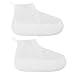 1 Pair paper shoe cover reusable boot covers shoes cover silicone snow shoe cover Rain Boot Cover kids rain boot rain shoes cover boots emulsion white men and women