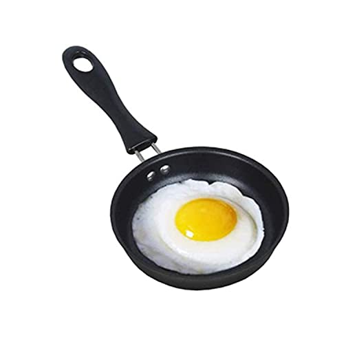 Comparison: Best One Egg Frying Pan 5 Demoyaya One Egg Frying Pan, Mini Induction Frying Eggs Pan, 4.7" Single Egg Durable Small Pan with Handle Heat Resistant Non Stick Pot, Portable Pan for Stove Gas Induction Hob