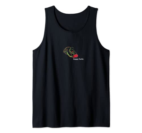 Happy Turtle Erdbeer-Snack Tank Top