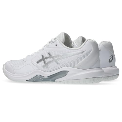 ASICS Women's Gel-Dedicate 9 Tennis Shoes, 7.5, White/Pure Silver - image 3