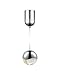 2911.01-lrg Sonneman Grapes Architectural Large Led Pendant W/mini-dome With Polished Chrome Finish