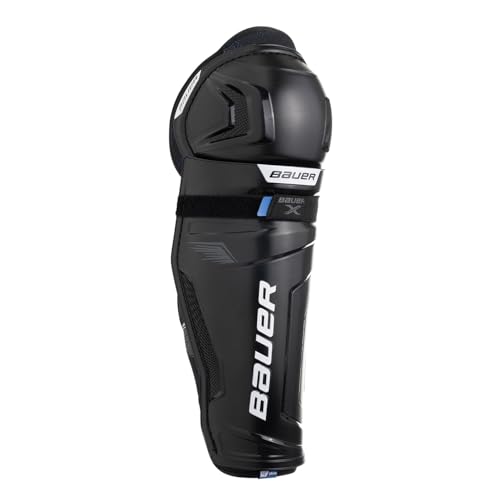 Bauer Hockey Shin Guard - 16 Inch, Blue/White