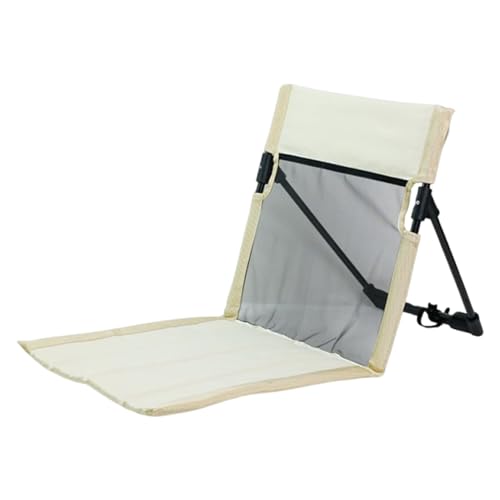 Generisch Silla de camping plegable – Silla de jardín con respaldo | Asiento de suelo portátil, sillas plegables, para autocaravanas, senderismo, terraza, viajes, picnic, patio trasero,