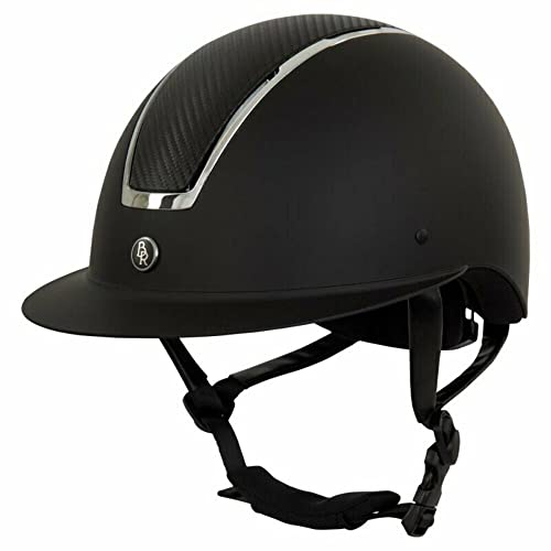 Casco de equitación Omega Painted con ventilación activa y forro transpirable negro