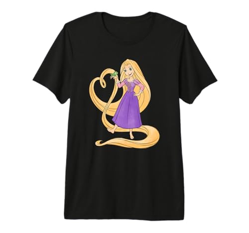 T-shirt Premium Raiponce Disney idéal pour les sorties d'été en famille
