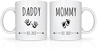 Mom Dad Est 2022 Gift for New Parents, Expecting Mom, to Be Dad