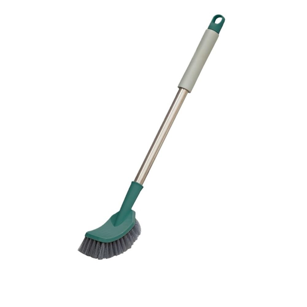 toilet brushes & holders Toilet Brush Household Wall-mounted Long Handle Washing Hanging Soft Bristles(Green)