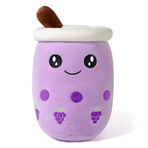 shownicer Plüschtier Boba Tea Kuscheltier Stofftier Kawaii Bubble Tea Plüsch, Plüschkissen Spielzeug, Milchtee Teetasse Kissen Puppe Wurfkissen, Schmusetier Geschenk für Kinder Mädchen Jungen