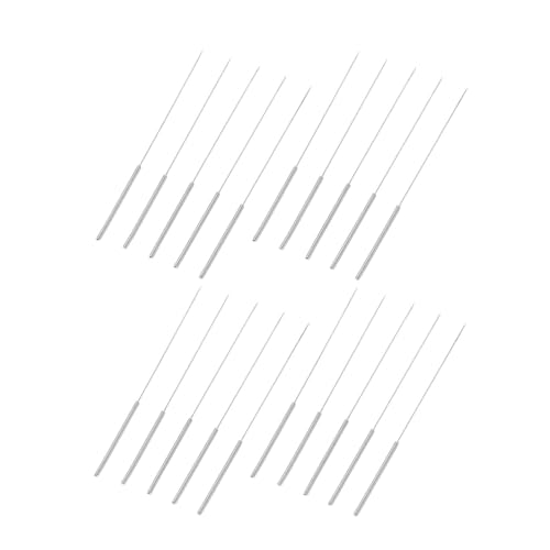 20Pcs 3D Printer Nozzle Cleaning Needles 0.4mm Stainless Steel Kit for Extruder Nozzles V6 MK8 Ender 3 Tools