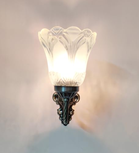 Image of WHITERAY Black Antique Designer Imported Wall Light Wall lamp for Bedroom, Living Room,Kitchen, Bars, malls, Besides The Bed, Balcony Home Decoration ((1107 (Single), Without Bulb))