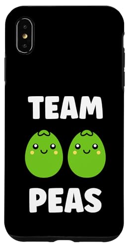 Humor Pea Simple minimalist vegetable team Peas �X�}�z�P�[�X iPhone XS Max �p