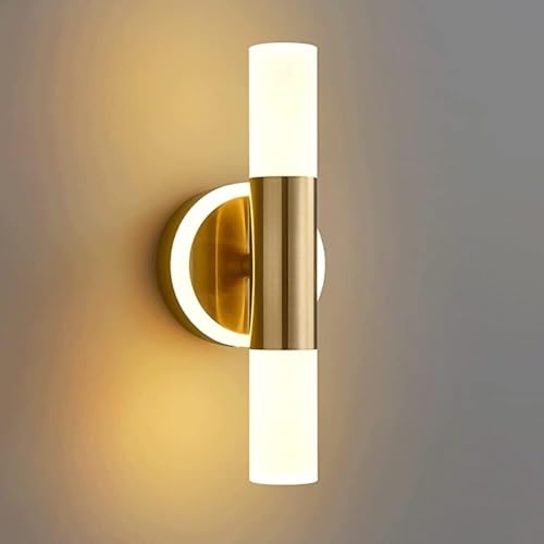Modern Gold LED Wall Sconce Vertical Up Down Linear Light