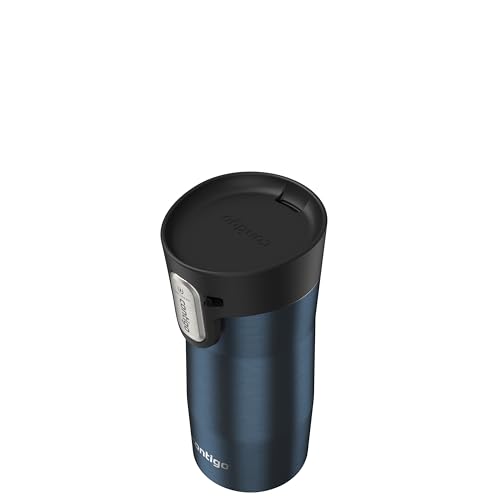 Image of Contigo AUTOSEAL West Loop Vacuum-Insulated Stainless Steel Travel Mug with Easy-Clean Lid 12 oz Blueberry