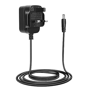 Guitar Pedal Power Supply Adaptor 9V DC 1A Center Tip Negative Power Source Charging Adapter Wall Charger Plug for…