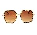 GAMT Oversized Square Sunglasses Women Vintage UV Protection?irregular Brand Designer Shades (leopard)