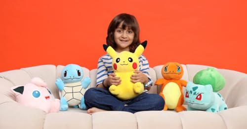 Image of Mirada Pokemon Bulbasaur Soft Plush Toy - 22cm | Official Licensed Cute Green Stuffed for Kids, Boys & Girls | Super Soft & Comfortable Plush | Ideal Gift for Birthday & Festivals