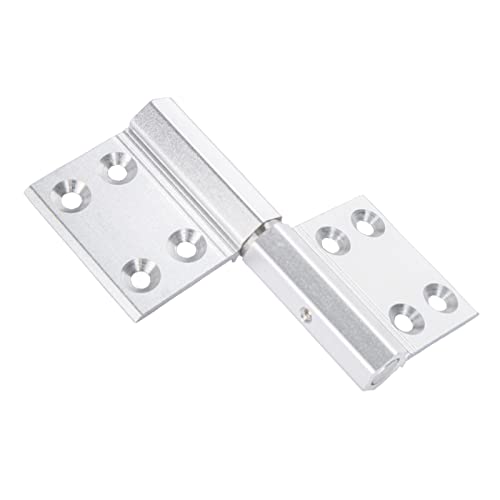Mozcorn Lift Off Hinge 6 Pack Silver Door Hinges 4" Durable Flag Hinges, Right Handed, Rust-Resistant Indoor And Outdoor Hinges Detachable, Loading Capacity 50 Lbs #TOP6