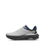 NORTIV 8 Men's Wide Toe Box Trail Running Shoes Cushion Walking Barefoot Tennis Workout Gym Cross Training Shoe Fashion Sneakers for Plantar Fasciitis Bunion Whitney,Size 10.5,Black/Light Grey
