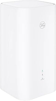 5G WiFi 6 Router and Modem, High-Speed Internet Device, Ultra-Low Latency, Smart Home Compatible, White