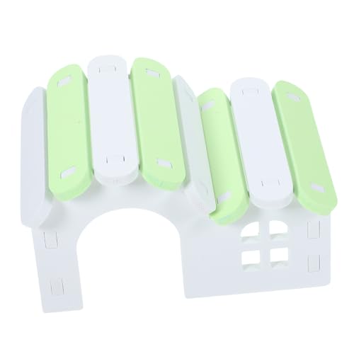 WEKAMOS ?鼠小? 天然木製 ハムスター用隠れ家 鳥 モルモット チンチラ対応 ペットの遊び場と休憩所に