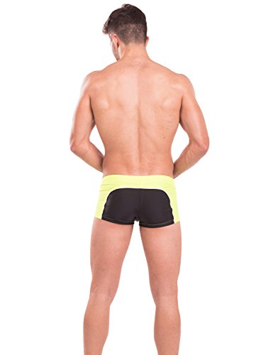 Taddlee Sexy Swimwear Men's Swimsuits Swim Board Surf Boxer Briefs Trunks Shorts (L, Green)4