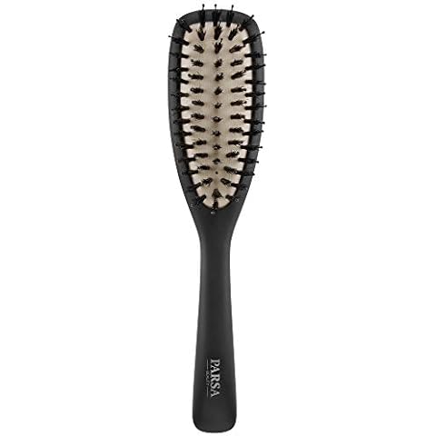 PARSA BEAUTY Keratin Care & Shine hair brush long narrow with boar bristles care brush for long hair in need of care and silky shine Cover