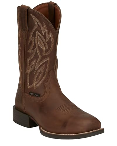 Justin Men's Canter Pull-On Work Boot Steel Toe - Se4510