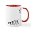 White/Red Inside - BMX Flip Mug