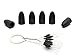 Harmony Fishing - Tungsten Worm Weights & Weight Pegs (Chip-Proof Oxide Coated) for bass Fishing (1/16 oz (8 Pack))