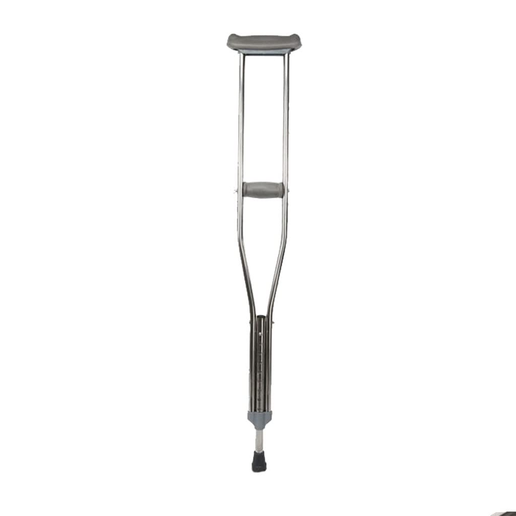 Muletas de Acero Inoxidable for Las Axilas Ayudas for Caminar for discapacitados y Ancianos (Size : 106-118cm)