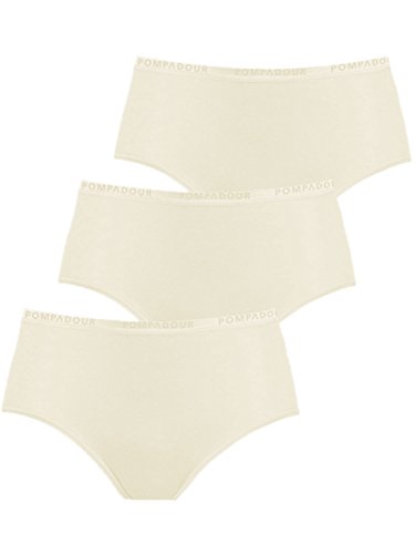 Preisvergleich Produktbild Pompadour Damen Taillenslip 3er Pack, 7731-015, 40, Champagner