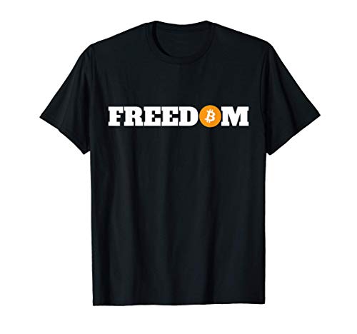 Freedom Bitcoin Extraction de crypto-monnaie BTC Bitcoin T-Shirt