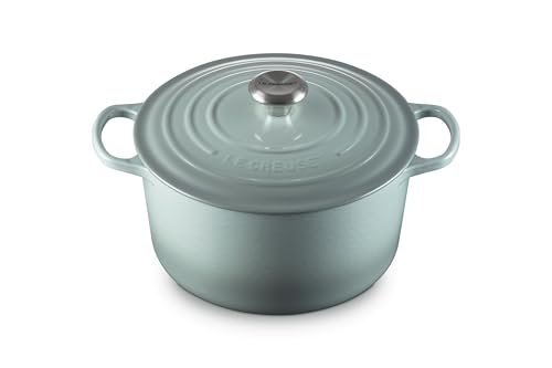 Le Creuset Enameled Cast Iron Signature Deep Round Oven, 6.5 qt., Sea Salt