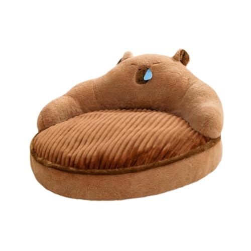 KIOALXZ Lebendiges Katzenbett, Haustiersofa, Hundebett bietet kuschelweiche, gemütliche Schlafplätze für unruhige Haustiere, Kratzfest, tragbare große-5