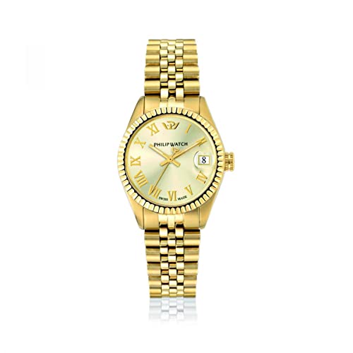 [Caratteristiche] La cassa dell'orologio misura 39x31,3mm, con spessore 9,15mm. Il quadrante oro giallo si compone di un vetro zaffiro