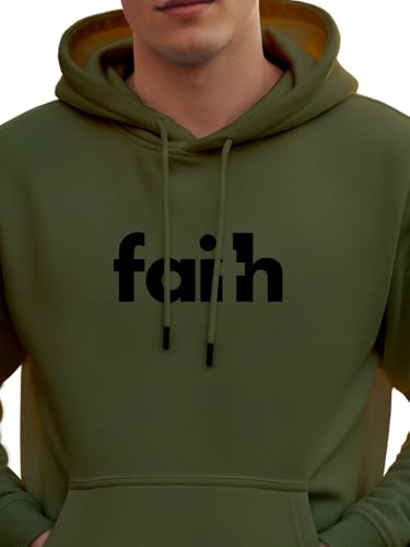 Image of XENOVAURBAN Hoodie for Men /Women | Unisex fit Cotton Fleece Hooded Sweatshirt - Faith