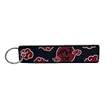 Akatsuki Ninja Red Clouds Anime Keychains and Jet Tags for Keys, Car Keychain Key Rings for Luggage Bag, For Motorcycle Car Keys Chain JDM