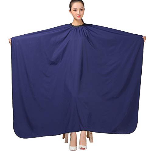 KAHOT Haircut Salon Hairdressing Cape for Adult Large Styling Professional Barber Gown Cover Waterproof Shampoo & Cutting Household Capes Wrap,55