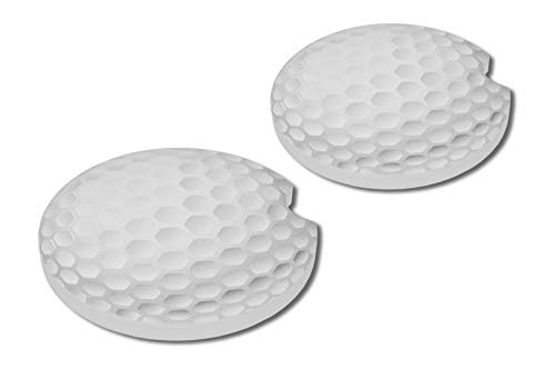 Portavasos de cerámica estilo bola de golf para auto miniatura 1