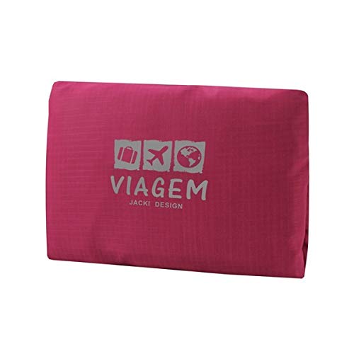 Bolsa Viagem Sacola Grande Impermeável Dobrável Encaixa Mala (Vinho JD)