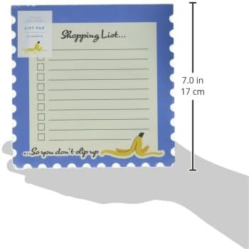 Miniatura 2 de C.R. Gibson Bloc de notas, manojo de plátanos - Organiza tus pensamientos con lista de verificación impresa - 75 hojas (CM24-25450)