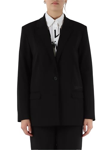 Karl Blazer Noir S Karl Lagerfeld Jeans veste noire femme tailleur habillé chic