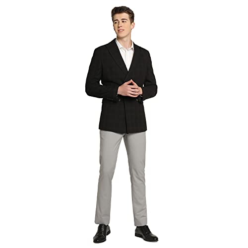 Image of blackberrys Men's Slim Blazer (BP-CH-OARK2# Black 48)