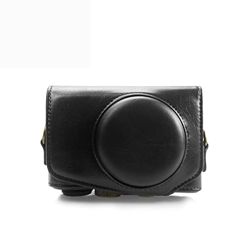 Kinokoo Canon Pu Leather Camera Case With Shoulder Strap For Canon Powershot Sx720 Hs Sx730 And Sx740 Hs (Black) #TOP2