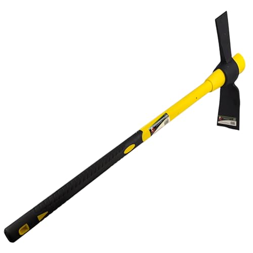 Easy Shopping 5lb Mattock Pickaxe with Fibreglass Handle Heavy Duty Non-Slip Ideal for Gardening & Builder Work 92cm Length