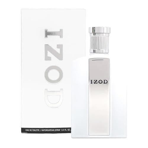 Izod Legacy White for Men Eau de Toilette Spray – Earthy Slightly Sweet Fragrance – Long-Lasting – 3.4 Oz